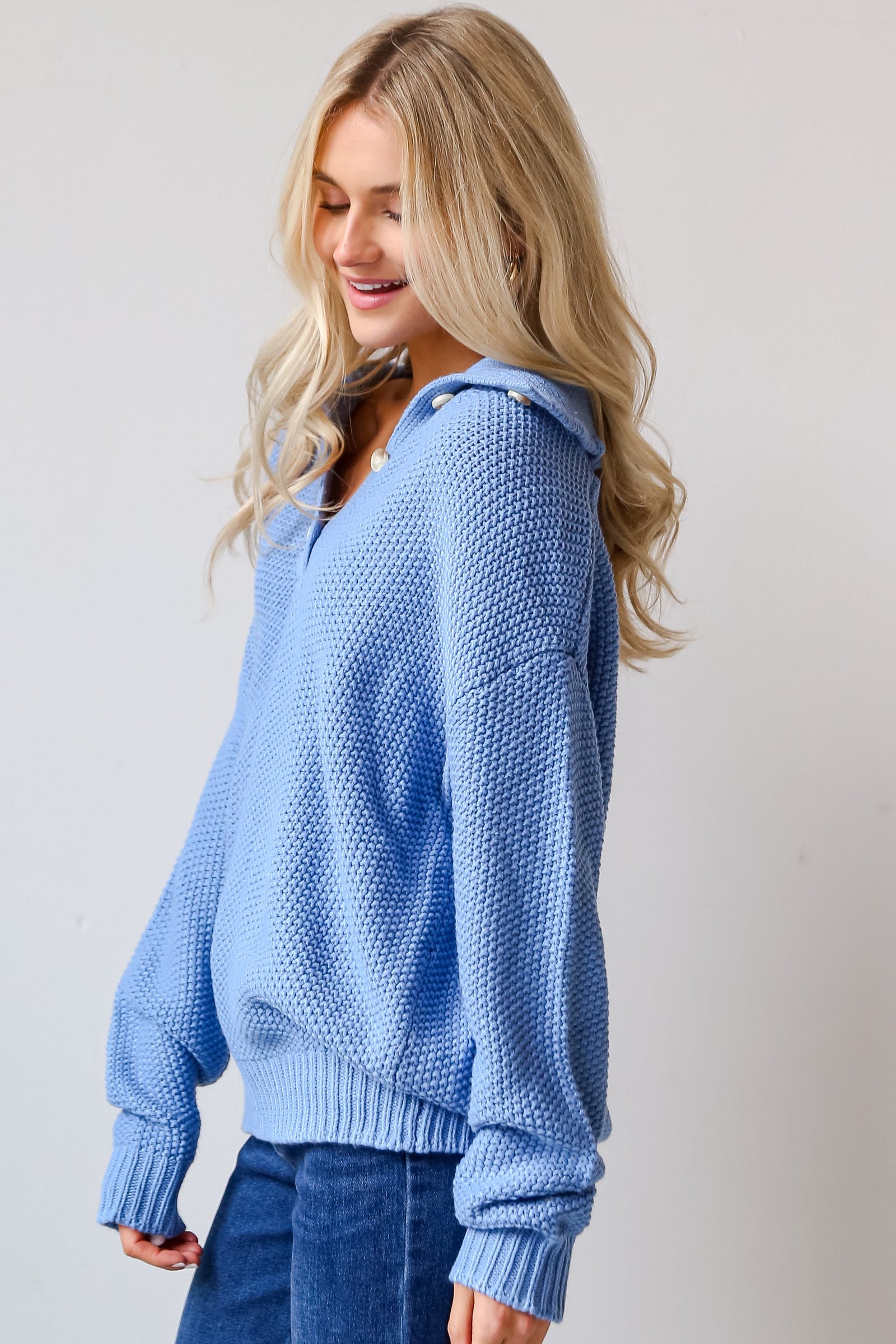 Taylor Collared Oversized Sweater