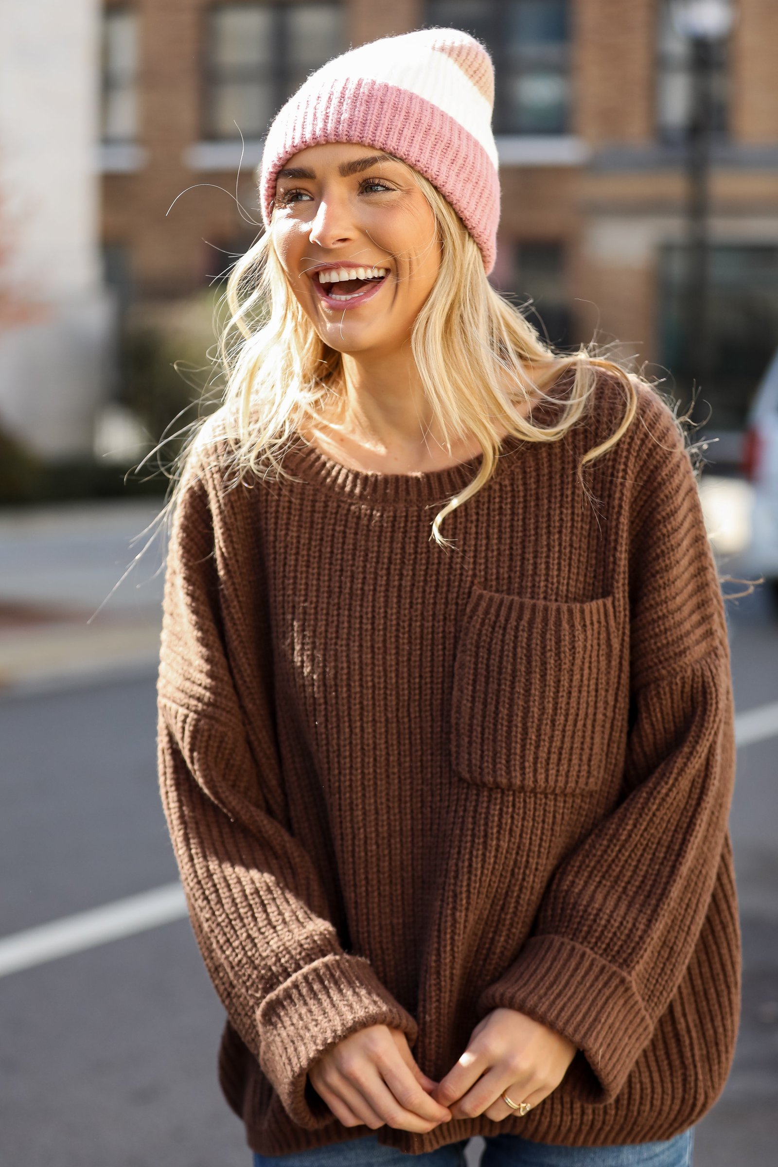 Aspen Oversized Sweater - DOORBUSTER